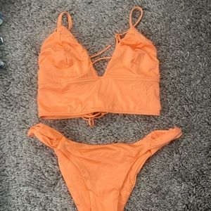 Frankie’s Bikini Orange Set